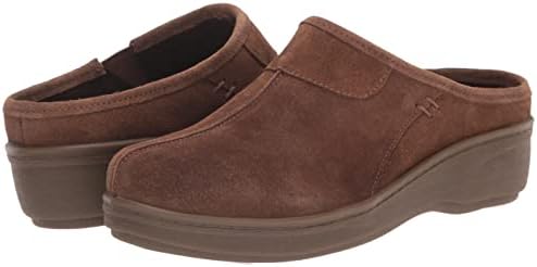 Easy Spirit Women's Shana Clog, Brown Suede, 8.5 | Image 6