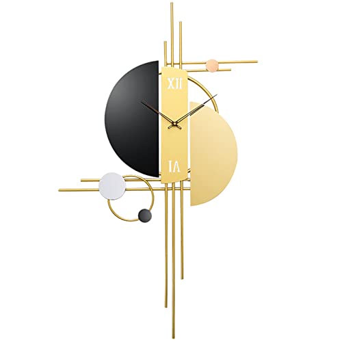 Horloge d'art moderne pour créer une ambiance chaleureuse au salon