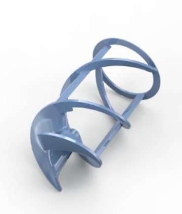 Ersatz-Schnecke für Ninja Slushie FS301 & FS300 – Slushie-Maschinenzubehör, BPA-freie Ersatzteile, rutschfeste Matte, Düse (blau) Küche, Haushalt & Wohnen