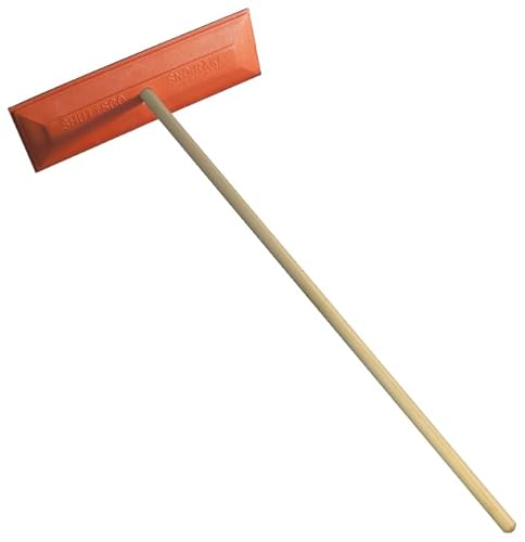 Snow Rake/Snow Broom with Pole...