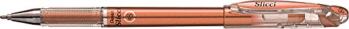 Bolígrafo gel metálico Pentel Slicci bronce 0.8mm miniatura 1