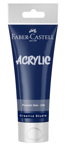 Image of Faber-Castell Creative Studio Acrylic TUBE120ML-PRUSSIAN Blue 246