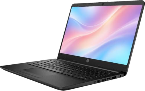 Image of HP 13.8 inch HD Laptop, Windows 11 OS, Intel Celeron Processor Up to 2.59 GHz, 4GB RAM, 64GB Storage, RJ45, Super-Fast WiFi, Pastel Black, Renewed