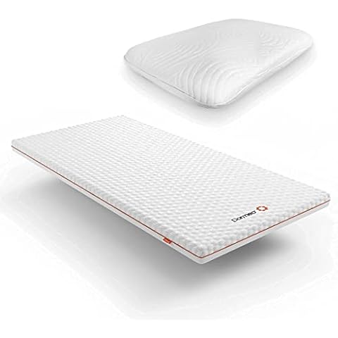 The Premium Mattress Topper by Dormeo (King) and True Evolution Pillow Bundle Cover