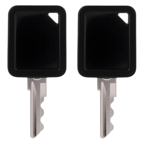 Fukaisu 2pcs Golf Cart Keys for Club Car 1B Plastic & Metal Golf Cart Ignition Key Parts Replacement 105068002 & 101974701 Precision Cut Practical Buggy Accessories