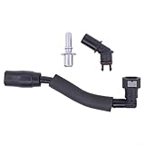 [Rostbeständige Anschlüsse] Mit Anschlüssen aus Edelstahl ist dieses Kurbelgehäuse-Belüftungsventil so konzipiert, dass es Rost widersteht und lange Haltbarkeit auch in anspruchsvollen Umgebungen hält.