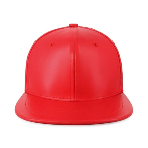 Image of Flat Visor Melange Heather Snapback Hat Blank Cap Athletic Baseball Cap 4 Colors