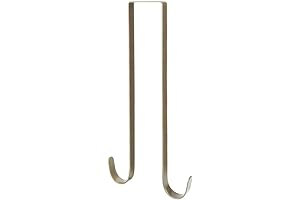 Double Sided Wreath Hanger, Large Double Door Wreath Hook