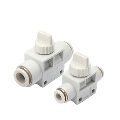 Valve pneumatique à doigt HVFF-08 compacte et son connecteur rapide robuste x8 - 2