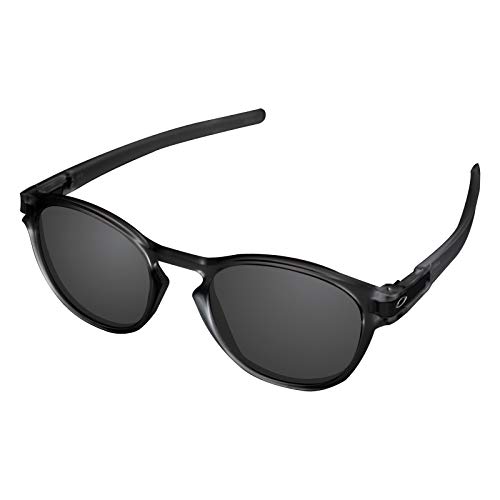 Image of LenzReborn High-impact Polarized Lens Replacement for Oakley Latch OO9265 Sunglass - Dark Black - Polarized