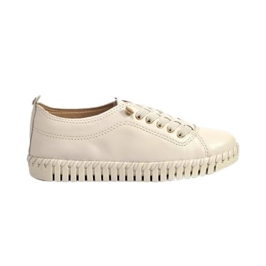 Tênis Feminino Casual Couro Elástico Bottero - Branco Off