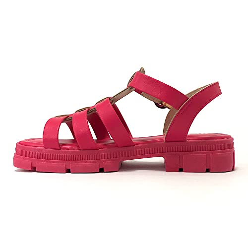 Sandália Feminina Moleca Tratorada Rosa - 37