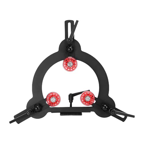 Soporte estable para torno con rodillos ajustables anti vibración 5