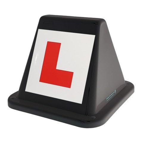 Small Magnetic Learner Driver/Driving School Roof Sign Black DDDSRS4