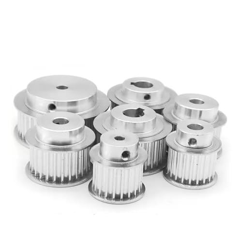 Polea de distribución HTD 8M de 14 dientes para correas de 25mm de ancho y eje de 8mm 4