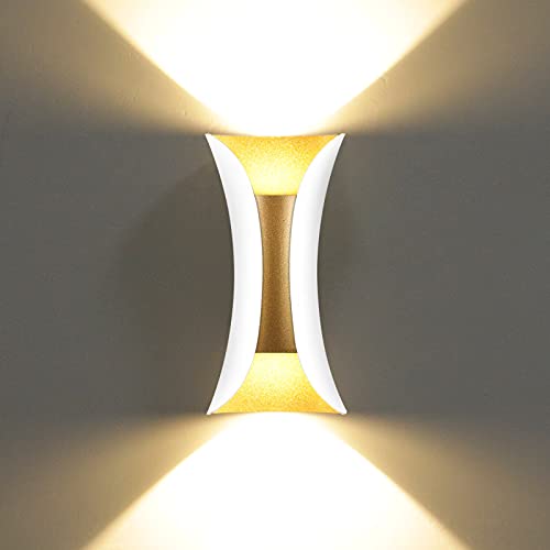 KAWELL 10W Creative Modern Wall Light LED Wall Wash Lights Waterproof IP65 Aluminum Wall Lamp LED Indoor Outdoor for Bedroom Living Room Bathroom Entrance Stairs Porch Corridor
