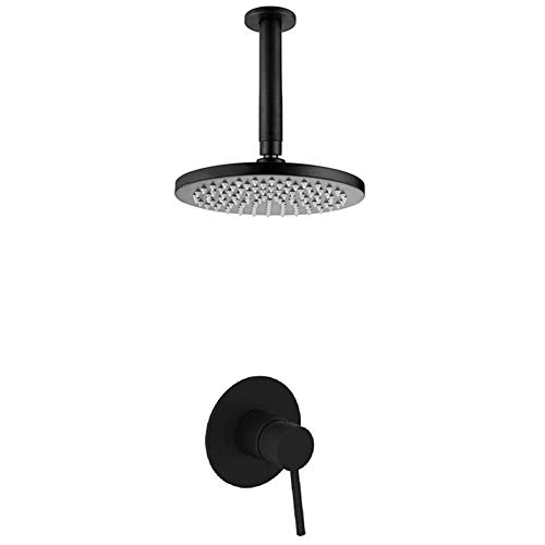 Pommeau de douche à main avec ensemble de douche à poignée unique et mitigeur 8''
