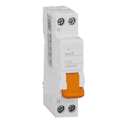 Disjoncteur EA9A65C20 1P+N C20A 6KA évite les courts-circuits et coupures