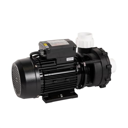 LIVIN LP250 - Pompa per vasca idromassaggio, 1,85 kW/2,5 HP e 600 l/min, pompa per piscina da terra con 230 V/50 Hz e pompa jet, senza rumore