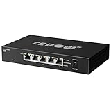 Commutateur Ethernet 5 ports 2,5 G : le commutateur réseau comprend 5 ports Ethernet RJ45 Gigabit de 2,5 mm. Prend en charge 100/1000 m/2,5 G adaptatif, Auto MDI/MDIX.