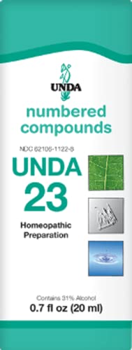UNDA 23 Numbered Compounds | Homeopathic Preparation | 0.7 fl. oz.