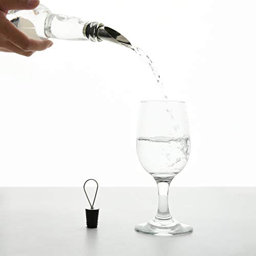 Cm Pack Of 10 Wine Pourer And Stopper Set Wine Pourer Spouts Stainless Steel Stopping Pour Spout For Wine Beverage Beer Liquid Dispenser #TOP3