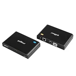gofanco HDMI Over IP Extender w/ Local HDMI Loop Out & IR Extension (1-to-1 or 1-to-Many HDMI Over Cat5e/Cat6 Ethernet Adapter Balun), Up to 395ft (120m) at 1080p @60Hz (Part# HDBitTPRO)