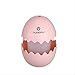 HBBOOI Ei-Luftbefeuchter USB-Mini beweglichen Aroma Diffuser-Licht führt Auto Beschlagen Fogger for Home Office Air Refresh Luftbefeuchtung 100Ml (Color : Rosa)