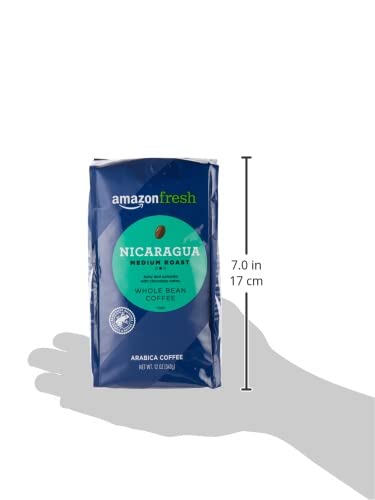 Amazonfresh Direct Trade Nicaragua Whole Bean Coffee, Medium Roast, 12 Ounce #TOP7