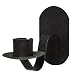 Black Iron Wall Sconce Candle Holder, 3.5 Inches Long