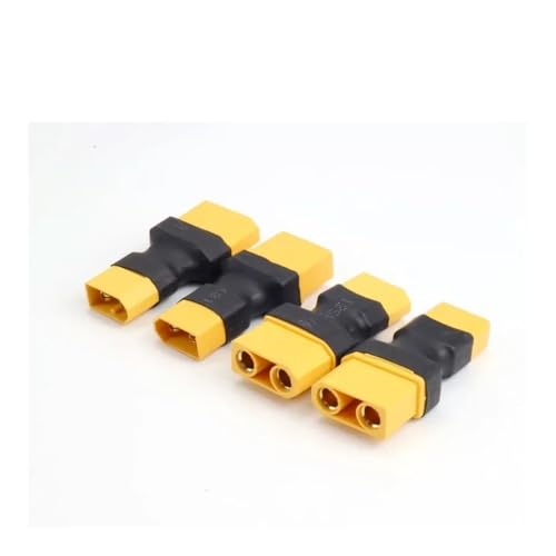 RC Lipo�o�b�e���[�pXT60�I�X/���X-XT90�I�X/���X�A�_�v�^�[�R�l�N�^4��(XT90 F To XT60M 4PCS)