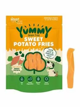 Smart Choice Yummy Sweet Potato Fies Stick Dog Treats 150g With Added Vitamins & Minerals