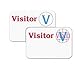 C-Line Time?s Up! Self-Expiring Time Sensitive One-Day Visitor Badges BADGE,1DAY,TIME-UP,SPOT (Pack of4)