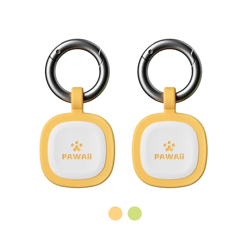 Pawaii Fluorescent QR Code Pet ID Tag, Glow in The