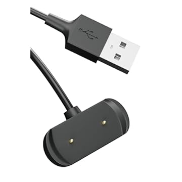 Yaekea Carregador de 1 m para Amazfit Bip 5, Bip 3, Bip 3 Pro, Bip U, GTS 4 Mini, GTS 2, GTS 2 Mini, GTS 2e, GTR 2, GTR Mini/2e, T-Rex Pro, Active, carregador de relógio inteligente de substituição