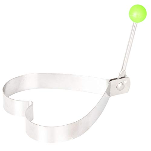 Ruiboury Pfannkuchenform aus Edelstahl, Omelett-Form, Ring zum Kochen, Spiegelei, Bento-Former, Küchenutensil Cover