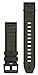 Garmin QuickFit® 22 Watch Bands - Genuine Horween® Leather Strap – Black
