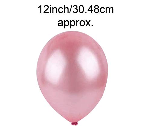 Image of AMFIN (Pack of 30) Birthday Decoration Combo / 1st Birthday Decoration for Baby / 1st Birthday Decoration Items /First Birthday Party Decoration /Balloons /Birthday Party - Pink