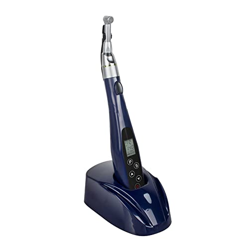 Image of Lightweight Cordless Dental Endomotor LED - Blue | 16:1 Reduction Contra Angle | 7 Memory Settings | Efficient, Precise Root Canal Treatment | Compact & Durable Endodontic Tool