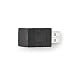 Produktbild Nedis USB-Adapter | USB 2.0 | USB-A Stecker | USB-A Buchse | Vernickelt | 270° abgewinkelt | PVC | ABS | Schwarz | Plastikbeutel
