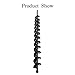findmall Auger Drill Bit - 24 Inch Earth Auger Bit, 8mm Non-Slip Hex Shank, Yard Gardening Planting Corm, Post or Umbrella Hole Digger