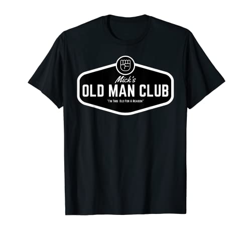 Hombre Funny Old Man Club Camiseta Novedad Para Viejos Duros Camiseta