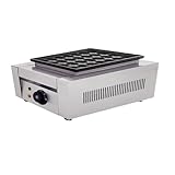 Mini Pancake Maker 28 Mulden – Professionelles Waffeleisen aus Edelstahl, Antihaftbeschichtet,...