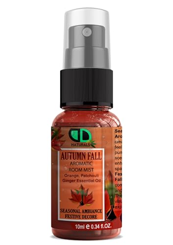 Autumn Fall Aromatic Room Spray | Air Freshener for Home, Car & Office, Long-lasting Fragrance, Smoke free, Non-Toxic, Pillow Mist Spray 10ml