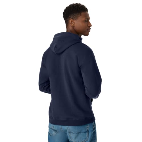 Hanes mens Pullover Ecosmart Hooded athletic sweatshirts, Navy, Medium US - image 5
