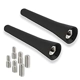 2er-Set Mini Autoradio Antenne kurz 6,5cm: Dieses Set enthält zwei Stück der autoantenne kurz 6,5cm, ideal als Ersatz oder Upgrade. Sie überzeugt durch klare Empfangsleistung für FM, AM und DAB sowie modernes, kompaktes Design – perfekt für jedes Fahrzeug.