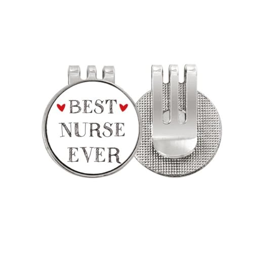 Marqueur de balle de golf magnétique Best Nurse ever en émail