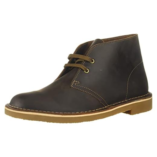 Clarks mens Bushacre 3 Chukka Boot, Beeswax, 11 US
