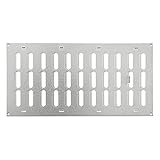 400 x 200 mm – Rejilla de metal rectangular con láminas móviles