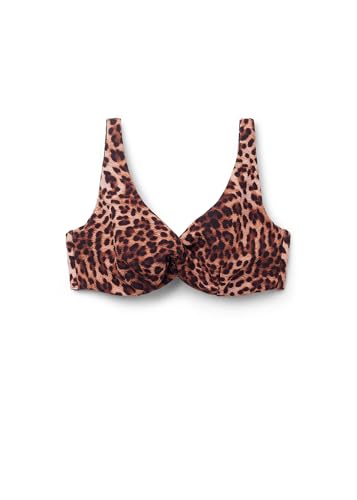 Woman's Balconette Swimsuit Top Classic Animalier